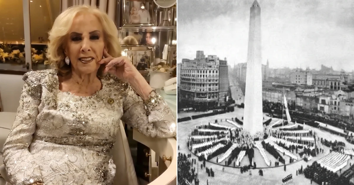 Mirtha Legrand recuerda el 90 aniversario del Obelisco porteño