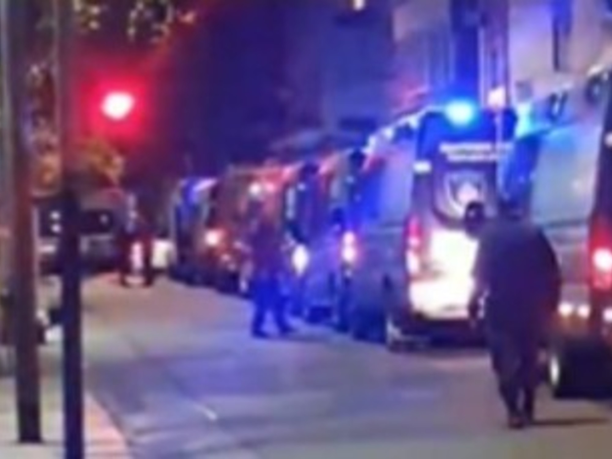 Fachada de una comisaría de la Policía de la Ciudad en el barrio de Balvanera, Buenos Aires, Argentina.