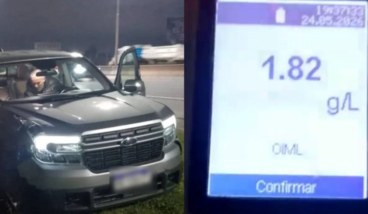Conductor ebrio atropelló a un policía al intentar evadir un control en la Autopista Buenos Aires-La Plata