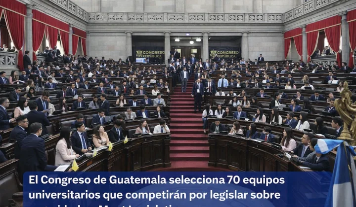 Guatemala: 70 equipos universitarios competirán en Moot Legislativo sobre seguridad