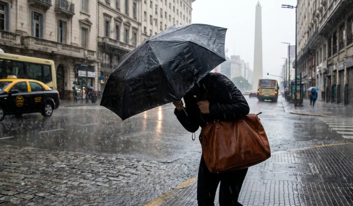 Alerta naranja por tormentas fuertes continúa en Buenos Aires: inundaciones, granizo y vientos