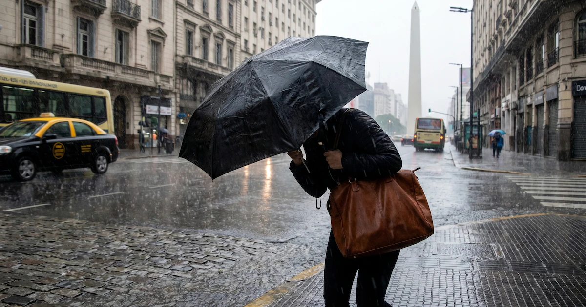 Alerta naranja por tormentas fuertes continúa en Buenos Aires: inundaciones, granizo y vientos
