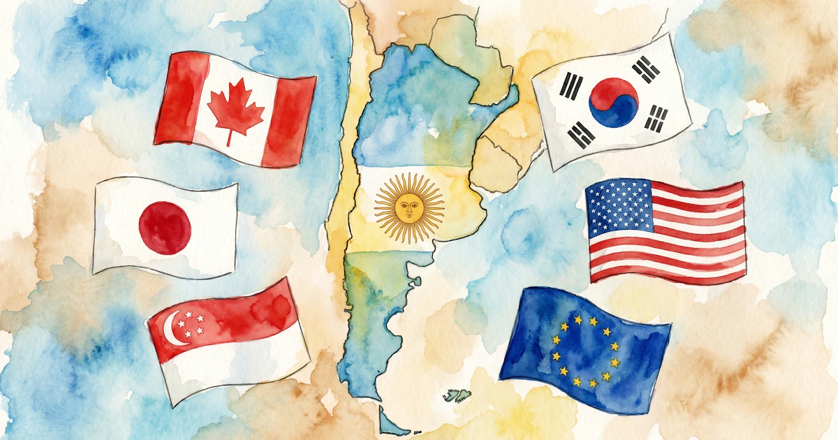Mercosur avanza en acuerdos comerciales clave con Asia y Canadá, buscando abrir mercados millonarios para Argentina
