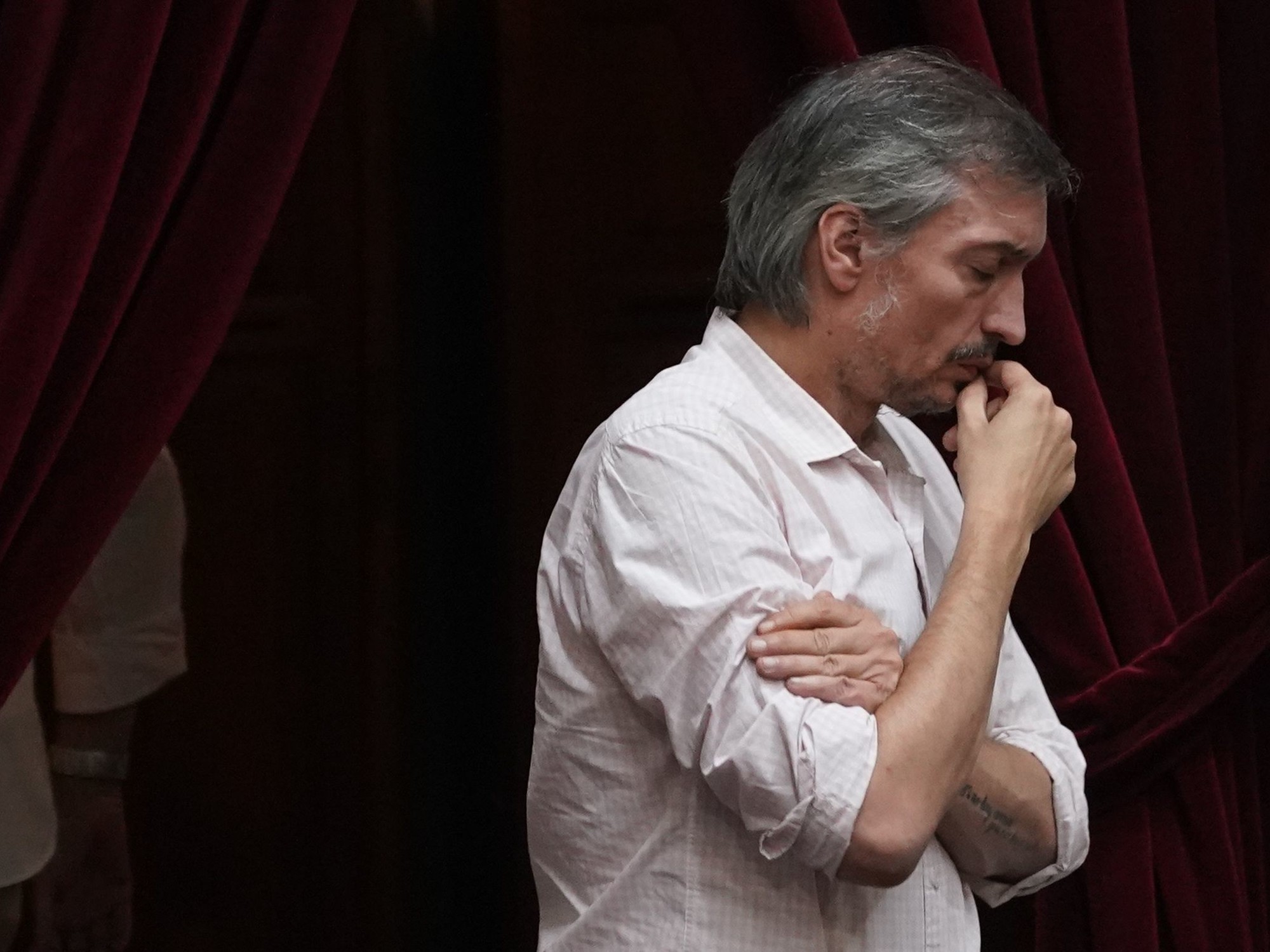 Fachada del Hospital Italiano de La Plata, donde fue operado Máximo Kirchner