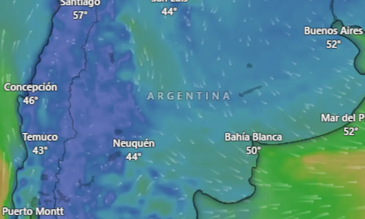 Alerta Amarilla por Frío Extremo en Provincias Argentinas para este Martes 19 de Mayo
