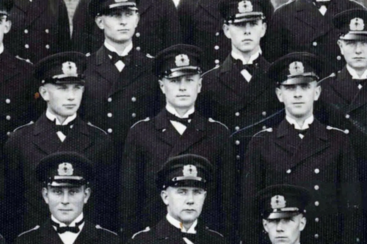 Heinz Scheringer, comandante argentino de submarinos alemanes, durante la Segunda Guerra Mundial.