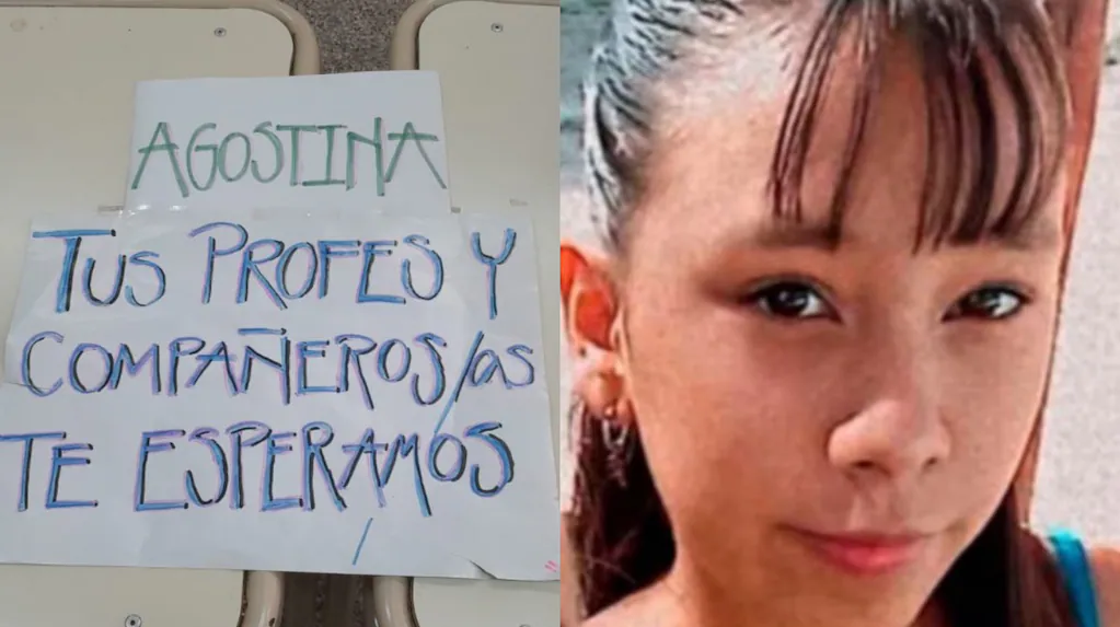 Emotivo video de compañeros de escuela de Agostina Vega en medio de la búsqueda
