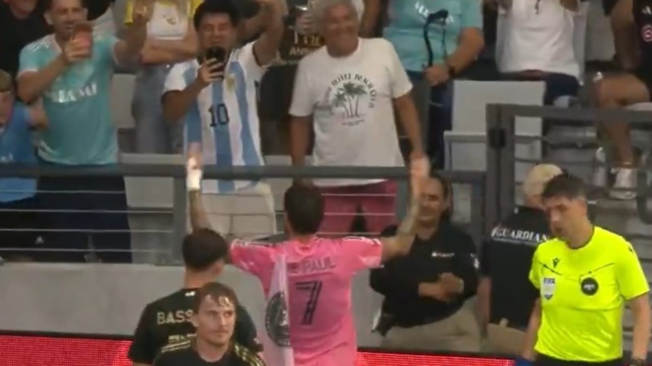 De Paul se suma a Messi en el cruce con hinchas del Inter Miami por reclamos de “respeto