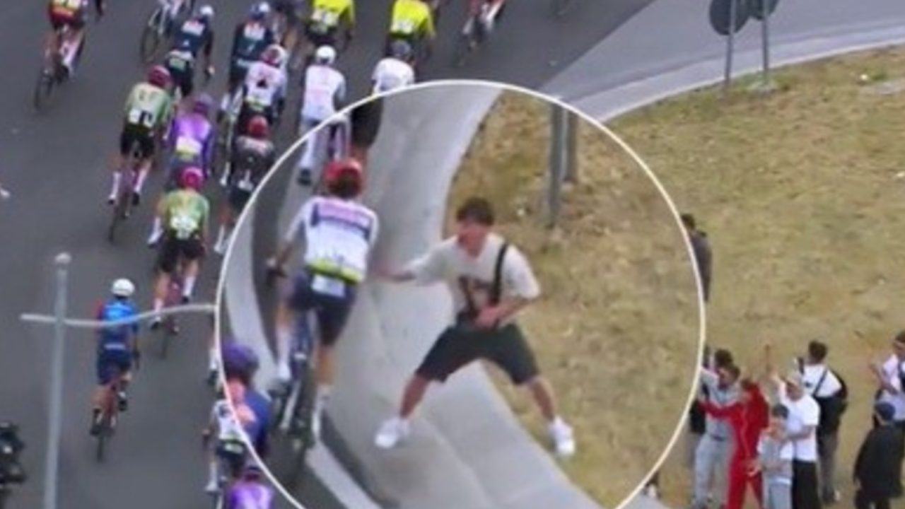 Giro de Italia: Buscan identificar a joven que provocó riesgo de caída múltiple en pelotón