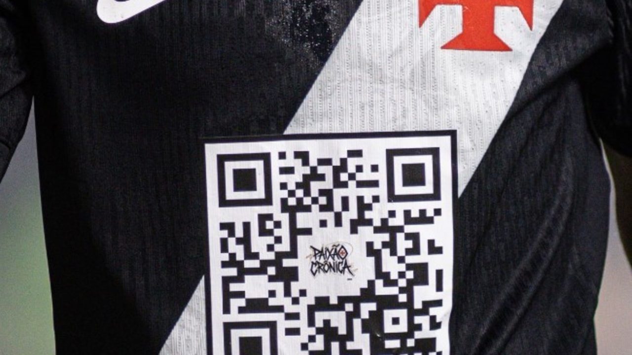 Vasco da Gama sorprende con camiseta con código QR en lugar de sponsor principal
