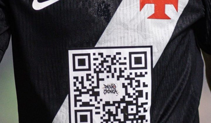 Vasco da Gama sorprende con camiseta con código QR en lugar de sponsor principal