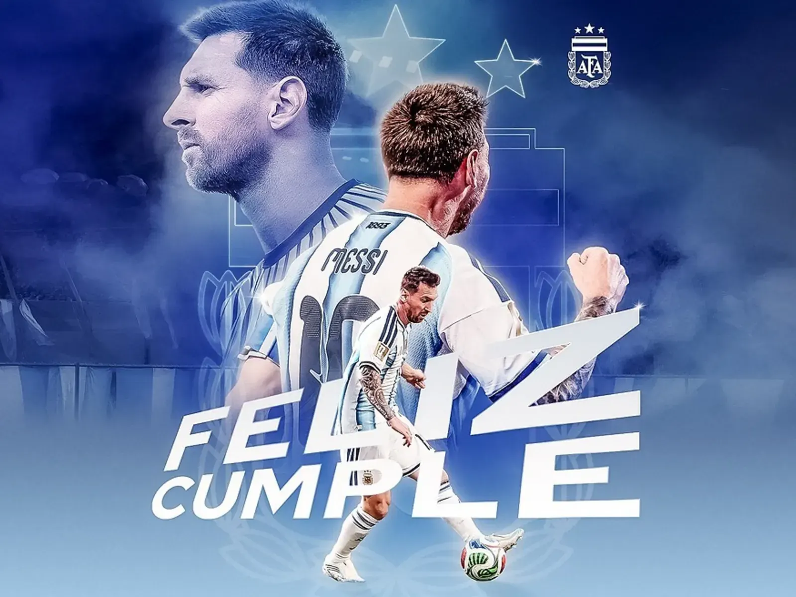 Lionel Messi, capitán de la Selección Argentina, celebra su cumpleaños número 39.