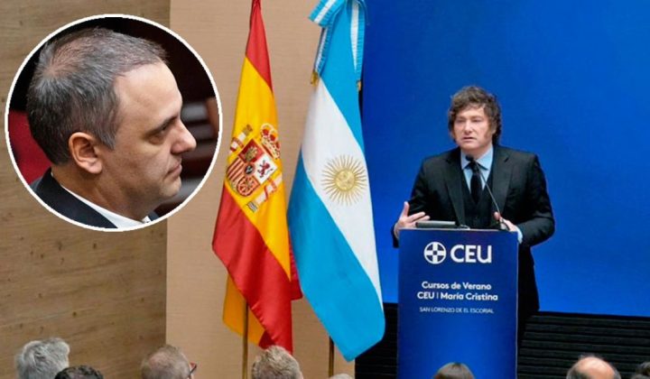 Milei regresa a Argentina en medio de rumores sobre la posible salida de Adorni