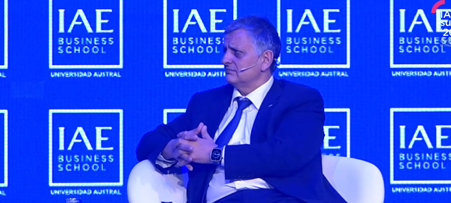 Horacio Marín, presidente y CEO de YPF, durante una presentación sobre la estrategia de la compañía en Argentina.