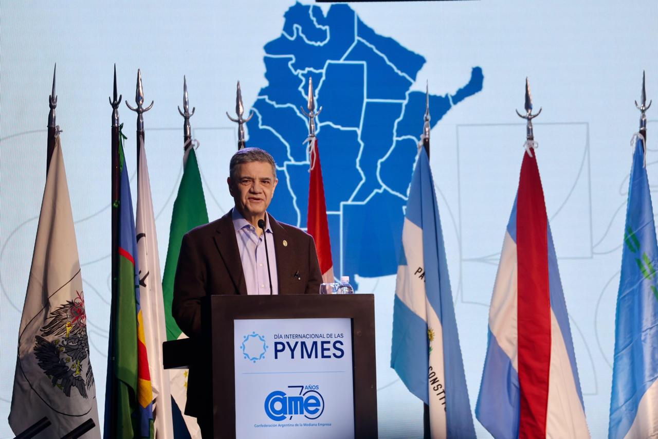 El Jefe de Gobierno de la Ciudad de Buenos Aires, Jorge Macri, durante un evento