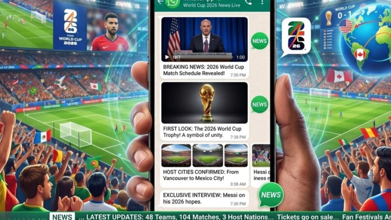 WhatsApp lanza “Football Central” para seguir el Mundial de la FIFA 2026