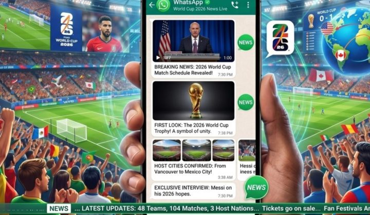 WhatsApp lanza “Football Central” para seguir el Mundial de la FIFA 2026