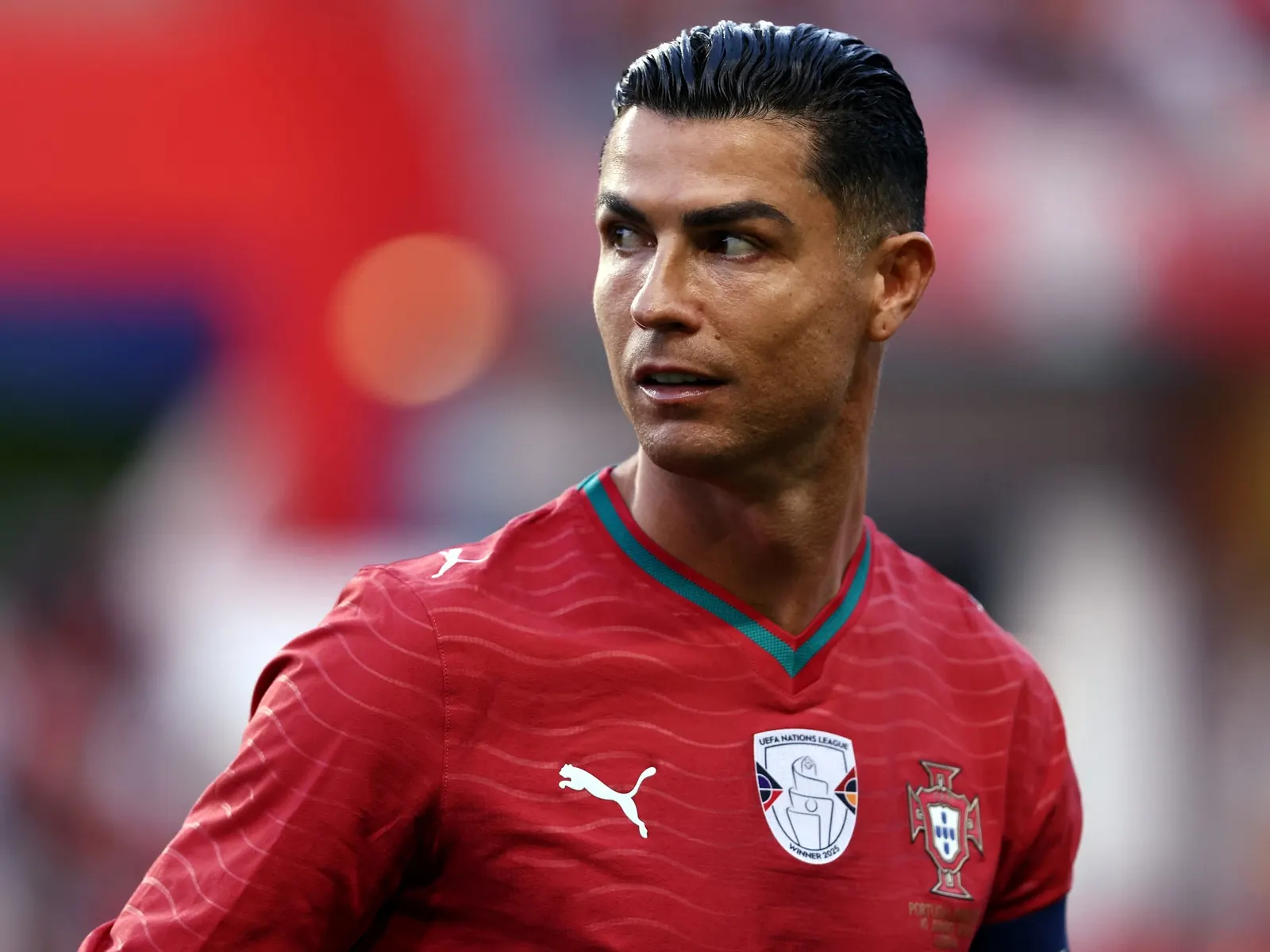 Jugadores de la Selección de Portugal celebrando un gol durante un partido del Mundial 2026.