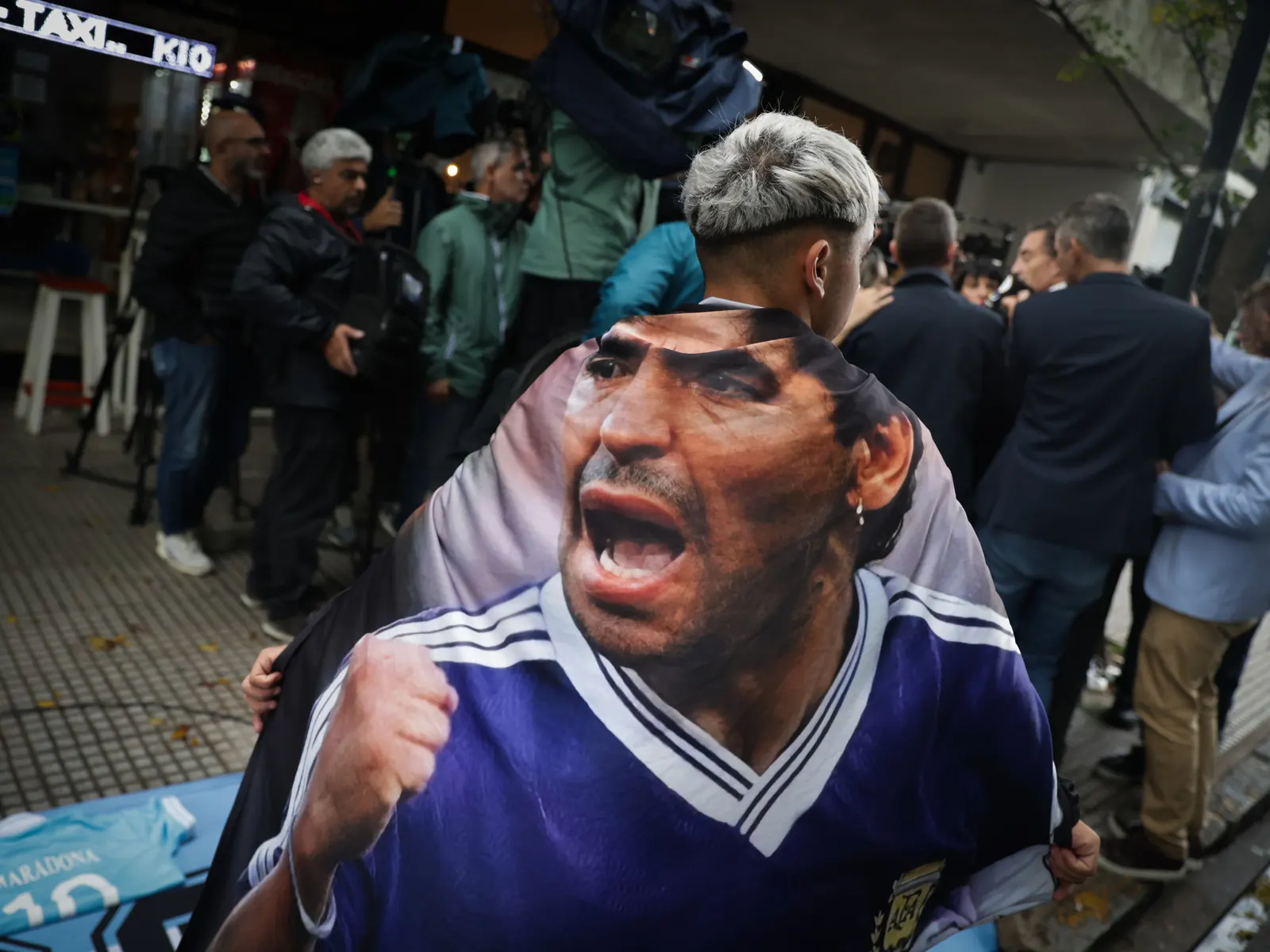 Médico Pedro Di Spagna declarando ante el tribunal en el juicio por la muerte de Diego Maradona.