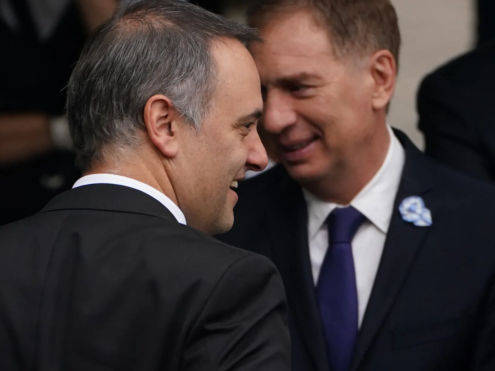 Manuel Adorni, Jefe de Gabinete de Argentina, durante una conferencia de prensa.