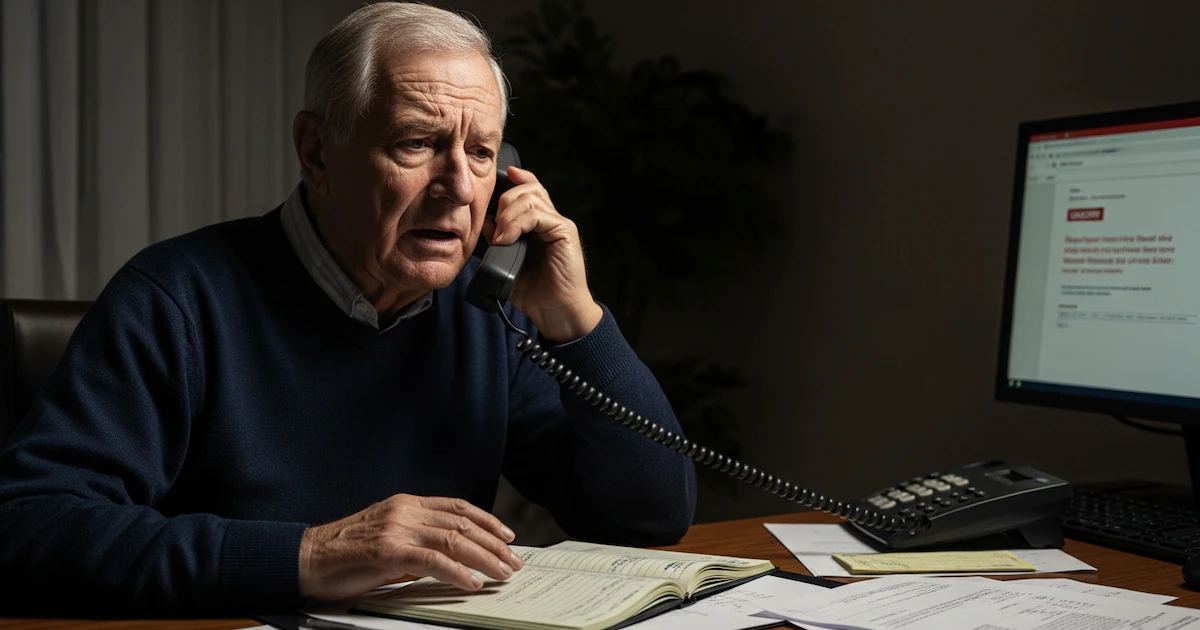 Un hombre de 81 años residente en el barrio La Loma de La Plata fue víctima de una sofisticada estafa telefónica que resultó en la sustracci