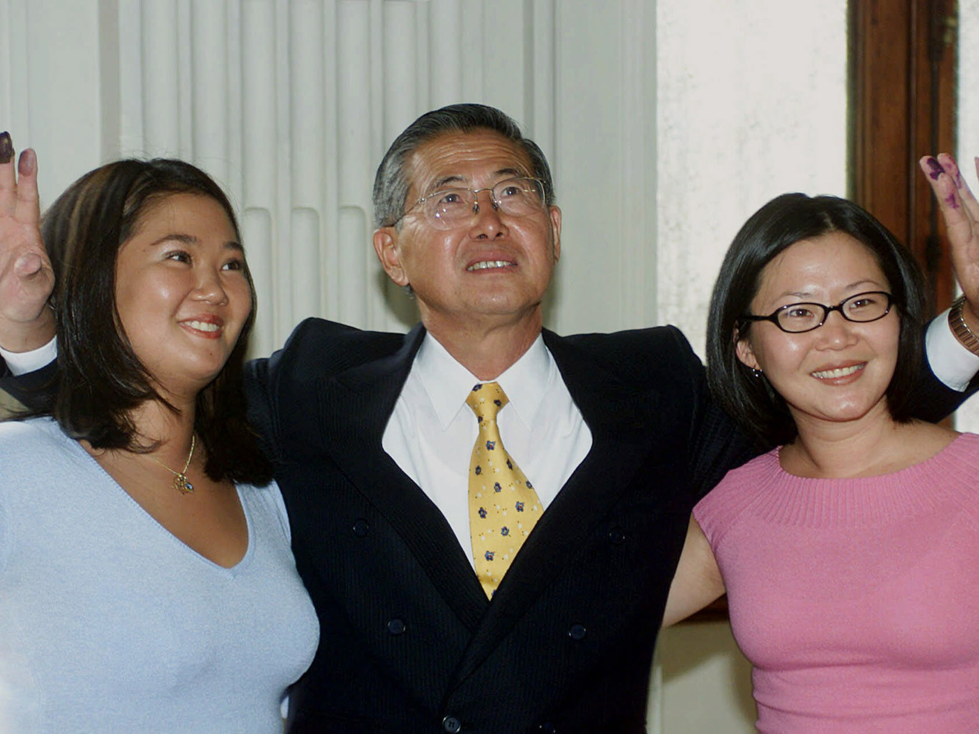 Keiko Fujimori, candidata presidencial peruana, en un acto de campaña.
