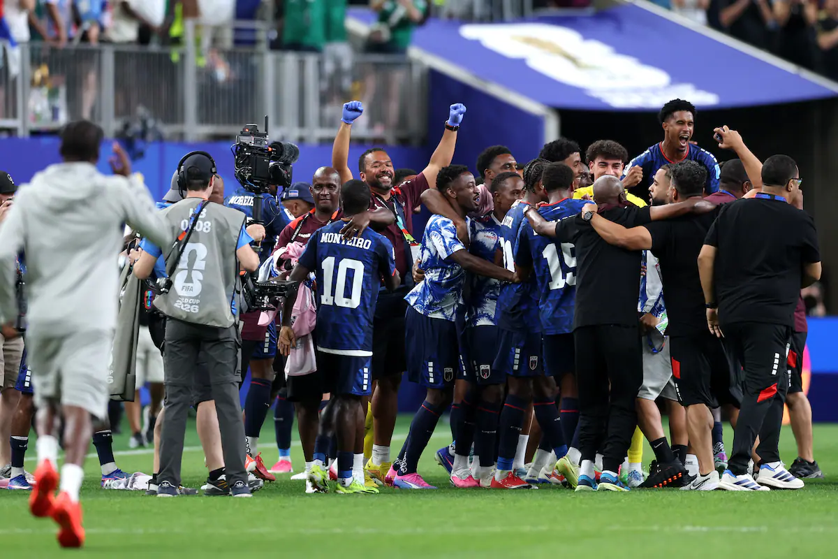 Jugadores de la Selección Argentina celebrando un gol en el Mundial 2026.