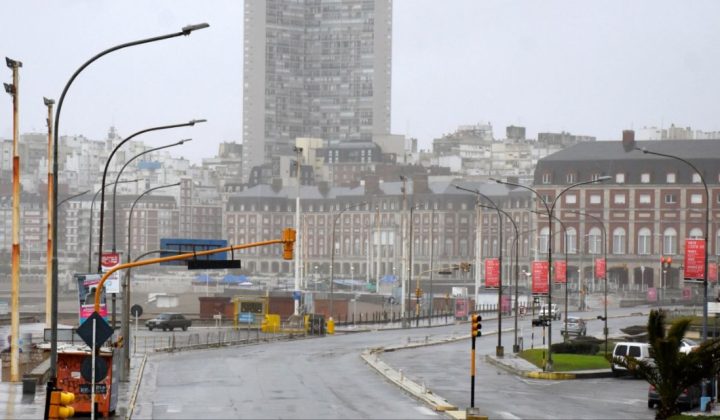 Mar del Plata: pronóstico de fuertes vientos y lluvias para el jueves