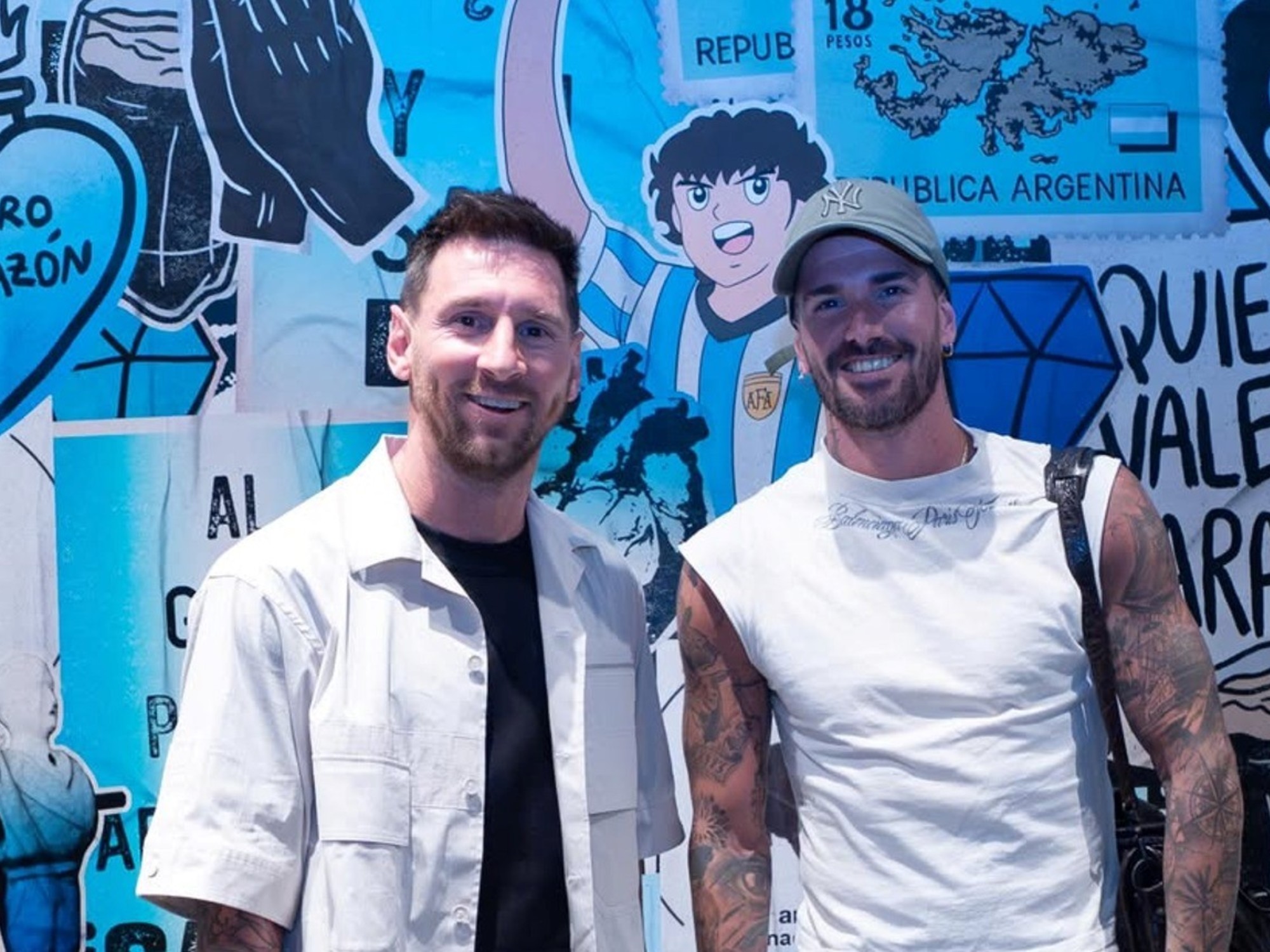 Jugadores de la Selección Argentina entrenando en las instalaciones de Kansas City.