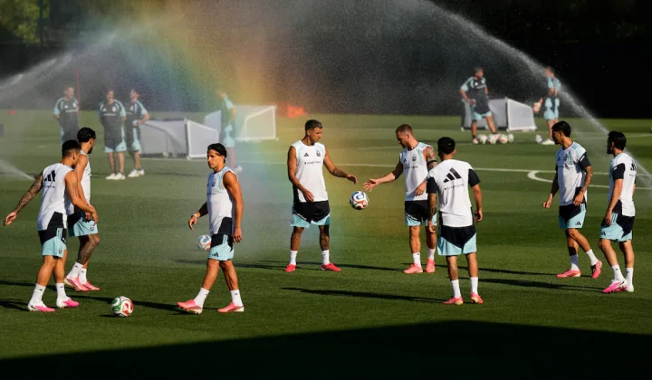 La Selección argentina ultima detalles en Kansas antes de viajar a Texas para el amistoso contra Honduras