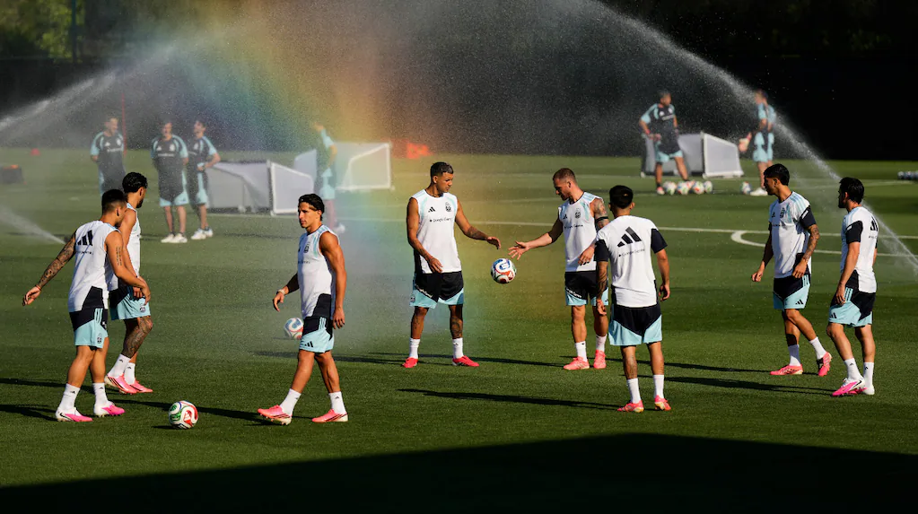 La Selección argentina ultima detalles en Kansas antes de viajar a Texas para el amistoso contra Honduras