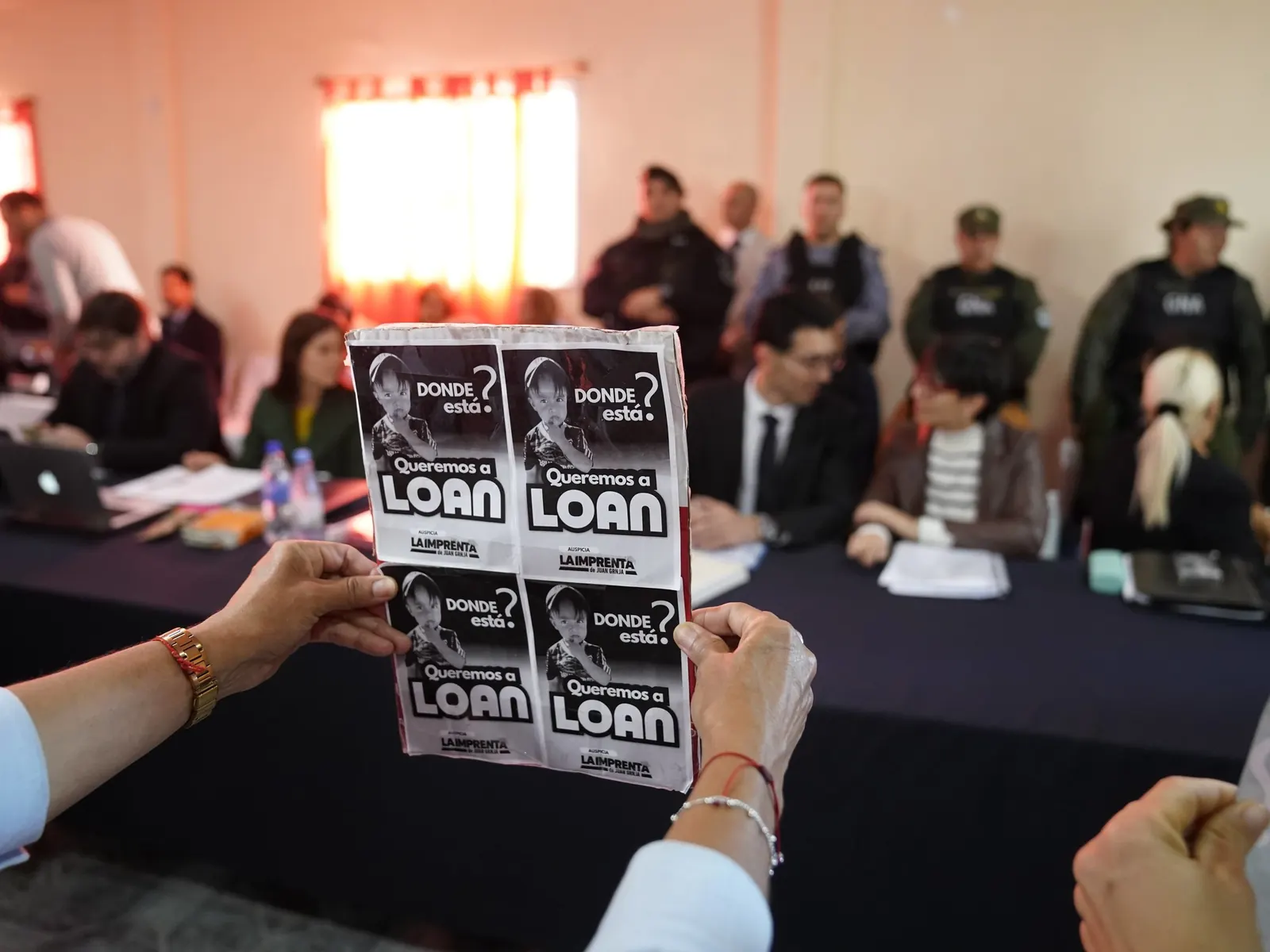 Imputados en el juicio por la desaparición de Loan Danilo Peña en Corrientes.
