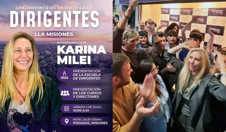 Karina Milei desembarca en Misiones para fortalecer La Libertad Avanza