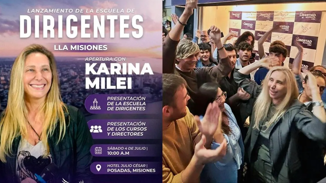 Karina Milei desembarca en Misiones para fortalecer La Libertad Avanza