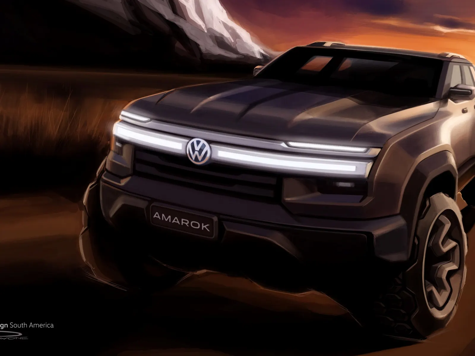Línea de producción de la nueva Volkswagen Amarok en la planta de Pacheco.