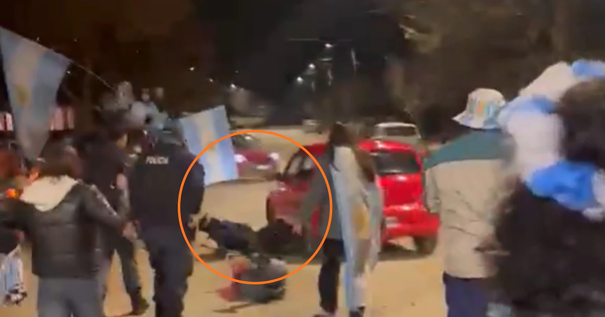 Un hombre de 26 años fue detenido en la localidad de Aluminé, provincia de Neuquén, tras atropellar a un policía durante los festejos por la