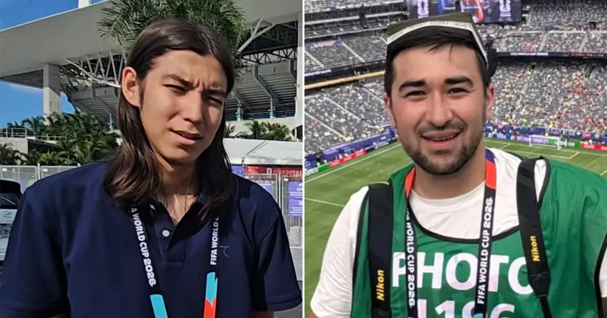 La pasión por el fútbol no conoce fronteras, y menos aún cuando se trata de la Selección Argentina. Dos periodistas de Uzbekistán, Adbulbosi