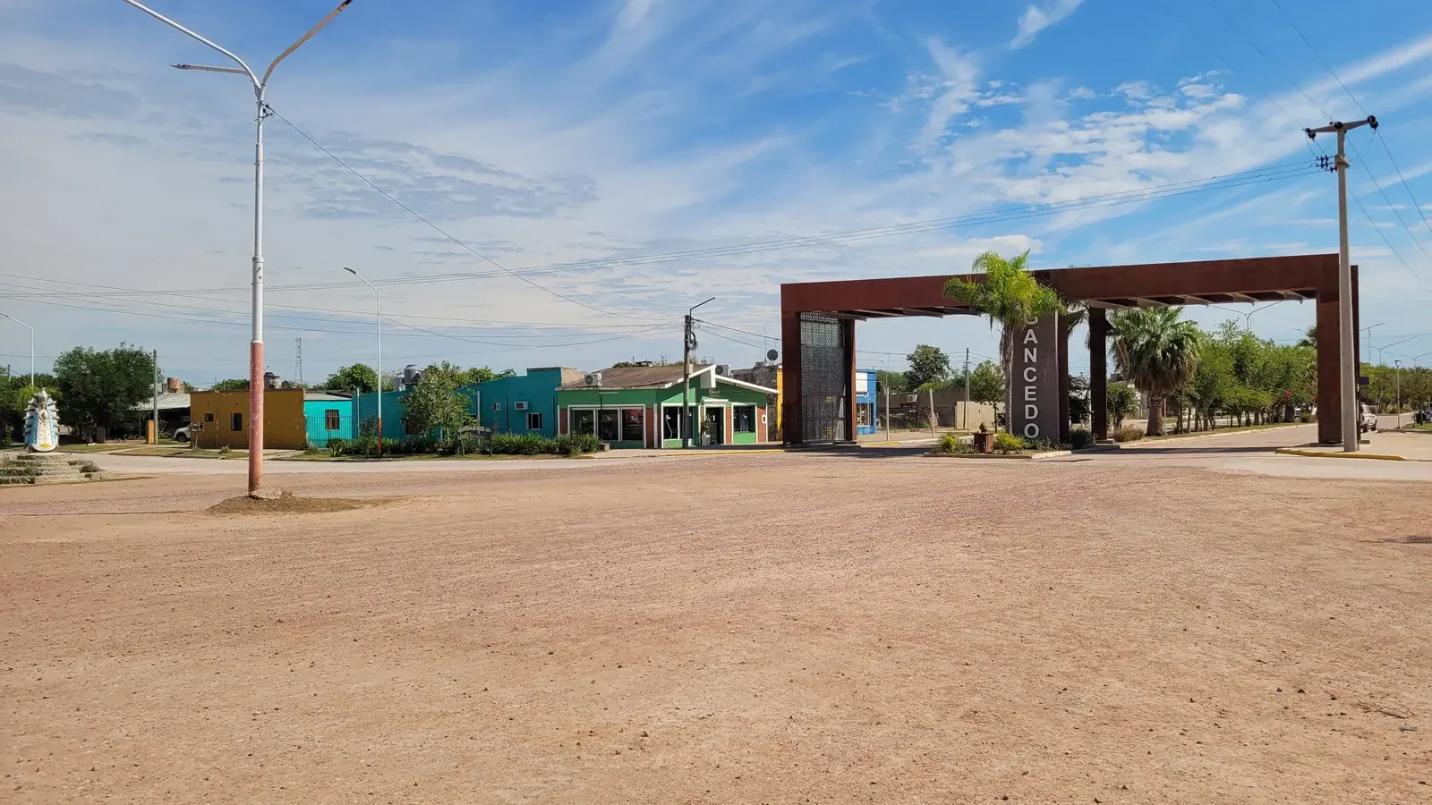 Alumnos y docentes de la escuela Fe y Alegría en Resistencia, Chaco.