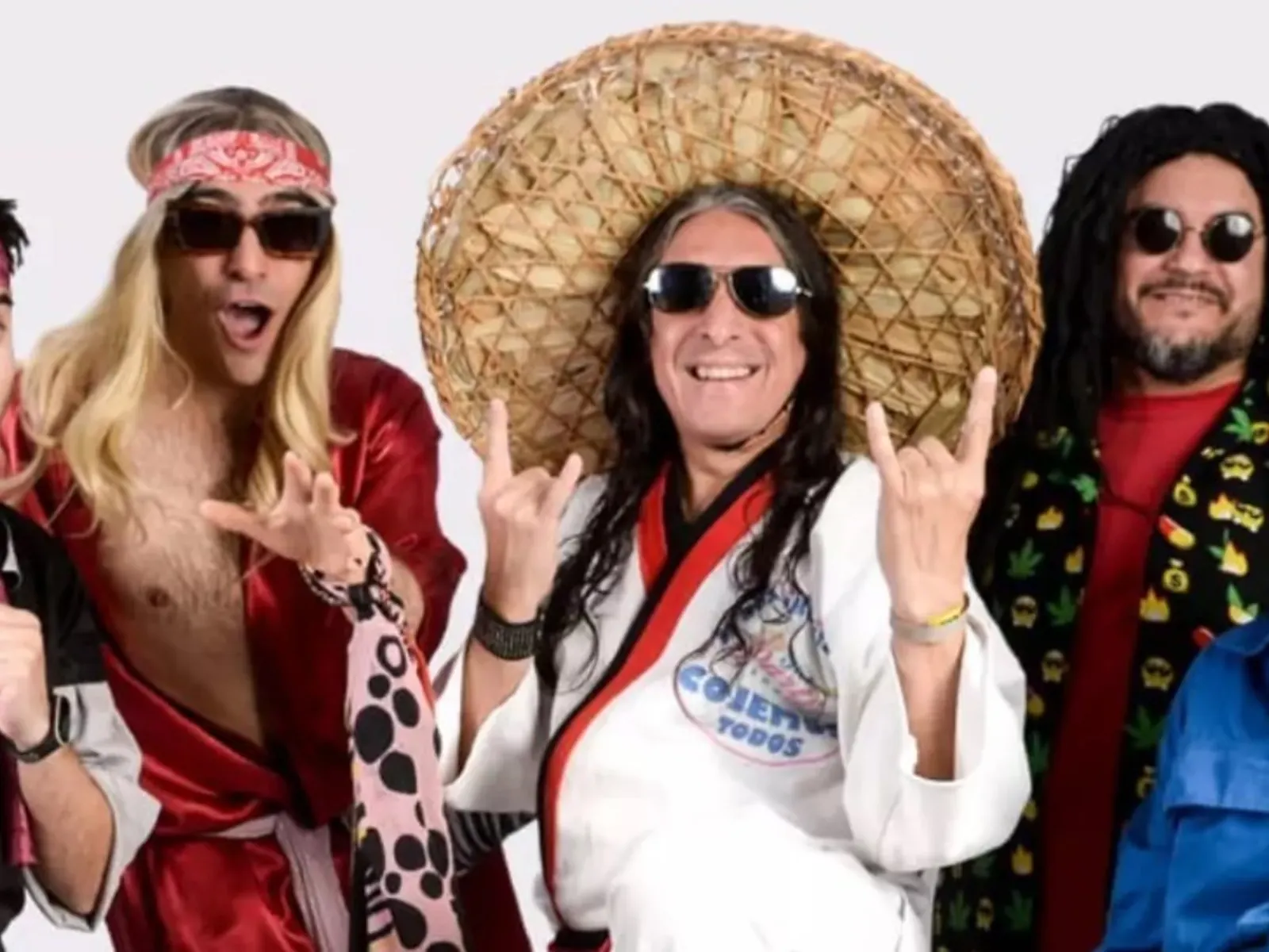 Integrantes de The Party Band, grupo musical uruguayo que lanzó una canción de burla hacia la Selección Argentina tras el Mundial 2026.