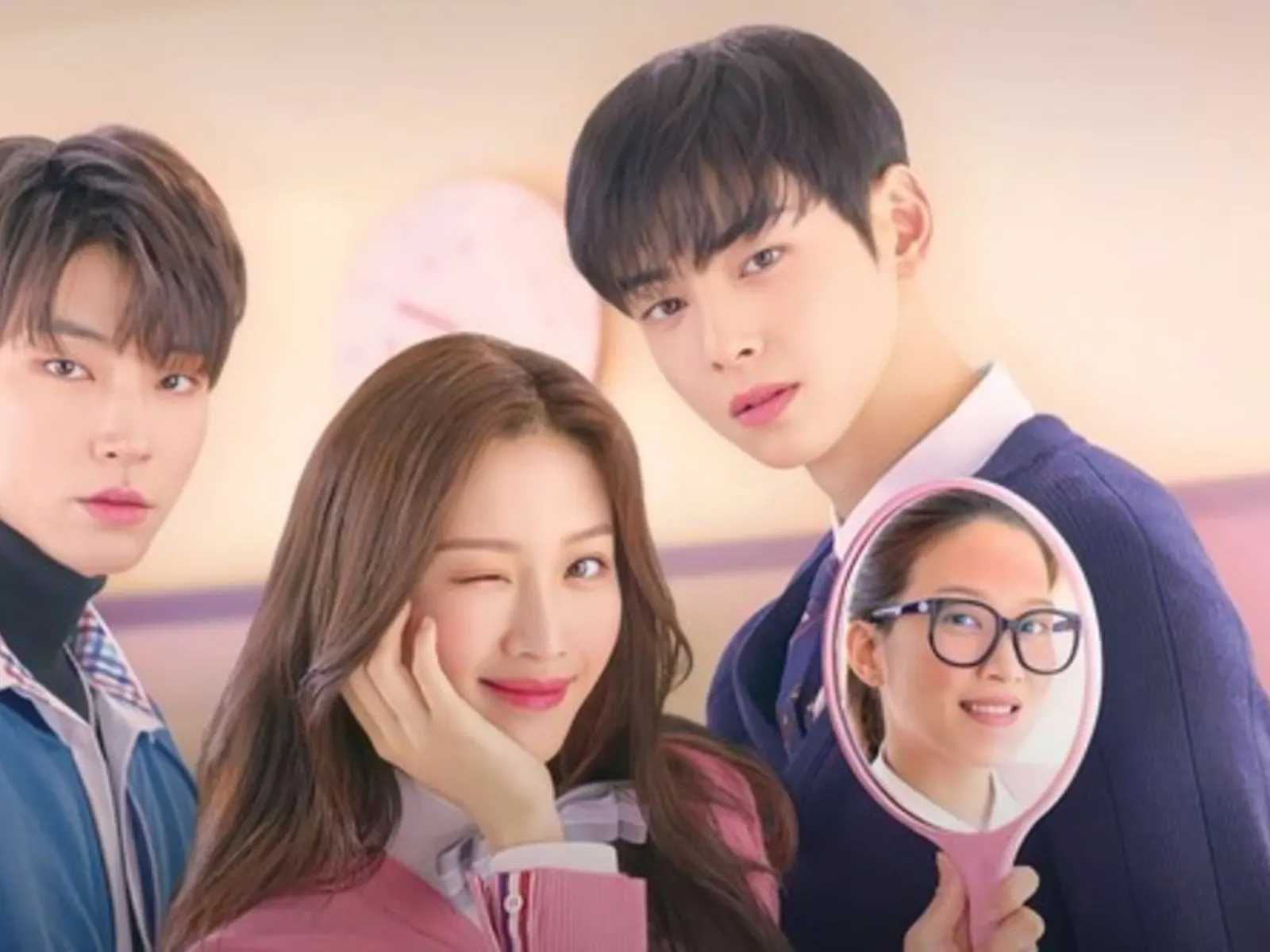 Equipo de producción filmando una escena de una serie coreana.