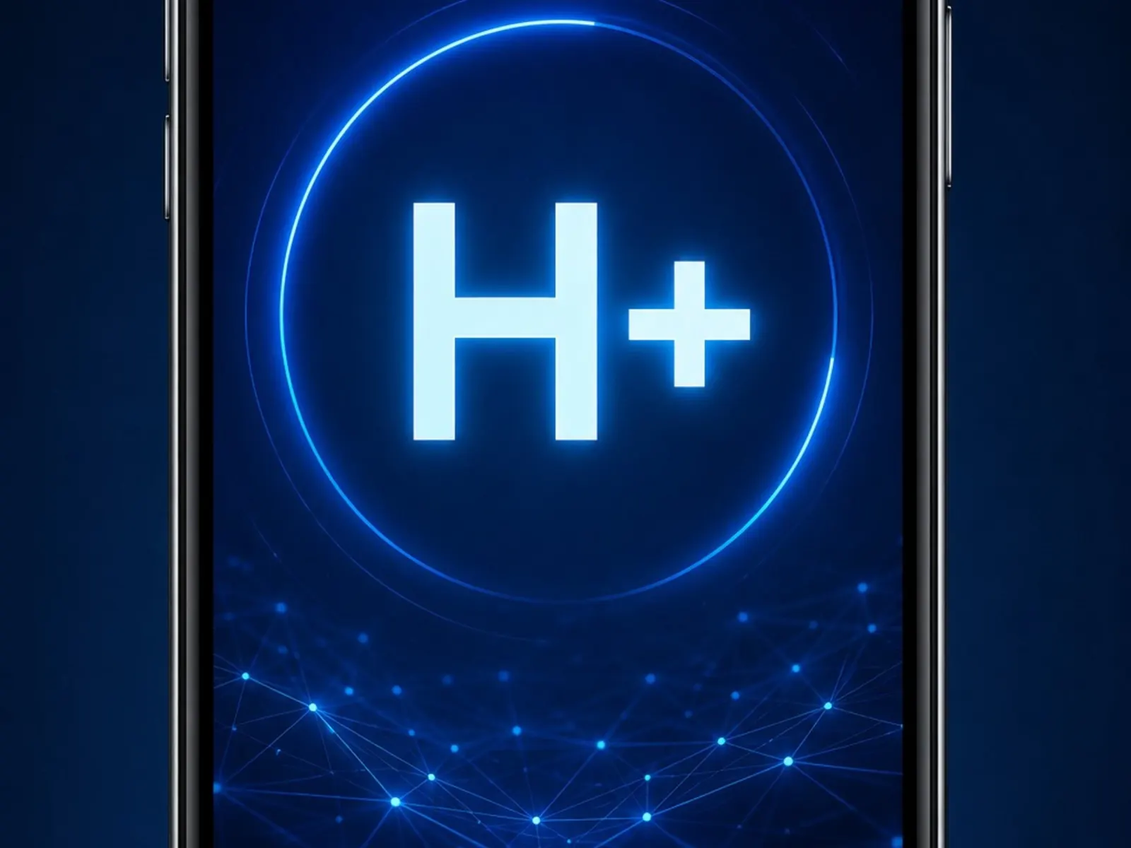 Pantalla de celular mostrando el símbolo H+ en la barra de señal, indicando conexión a red HSPA+ en Argentina