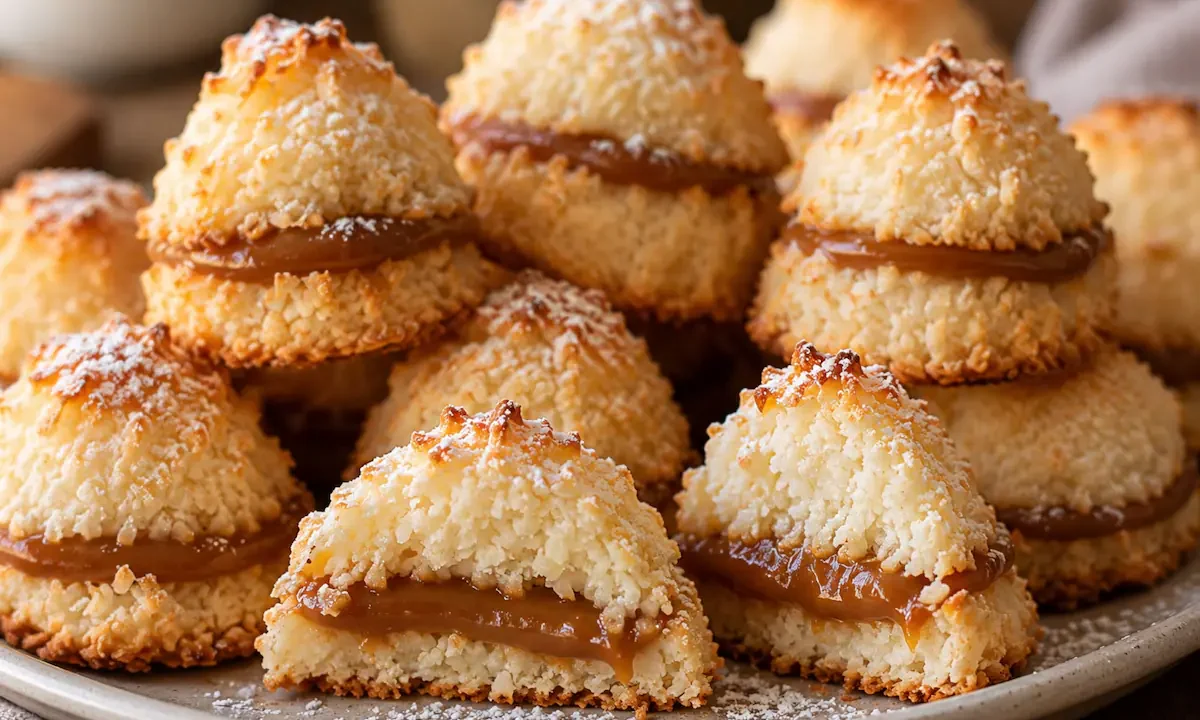 Conitos de Coco y Dulce de Leche: La Receta Casera Para Disfrutar en Casa