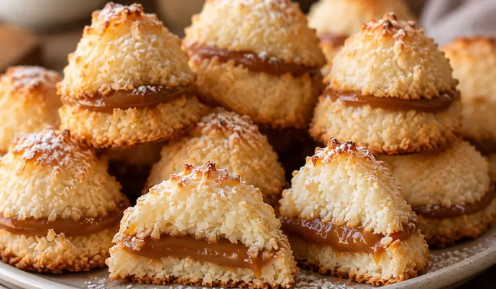 Conitos de Coco y Dulce de Leche: La Receta Casera Para Disfrutar en Casa