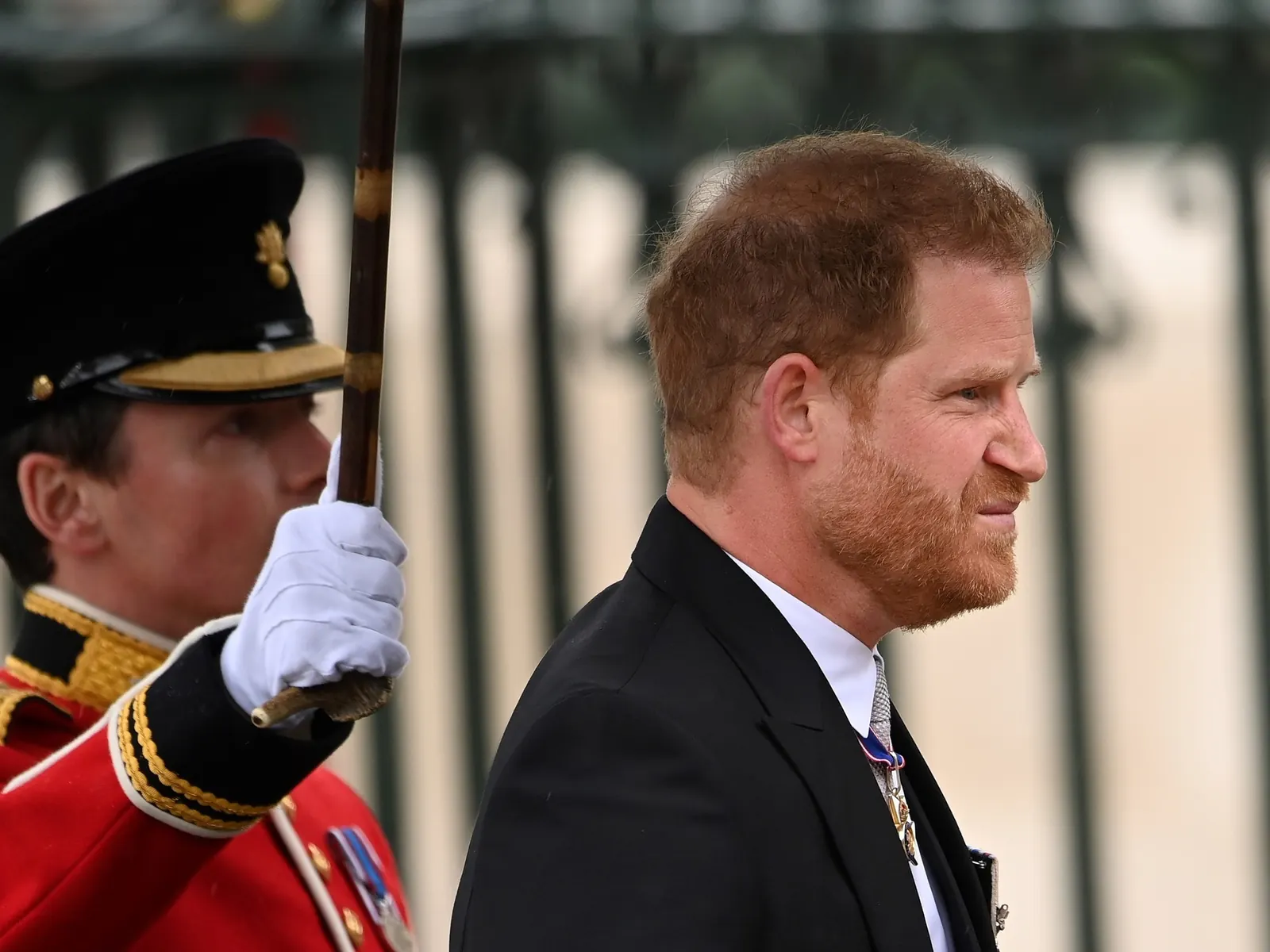 El príncipe Harry, duque de Sussex, durante un evento público en el Reino Unido.