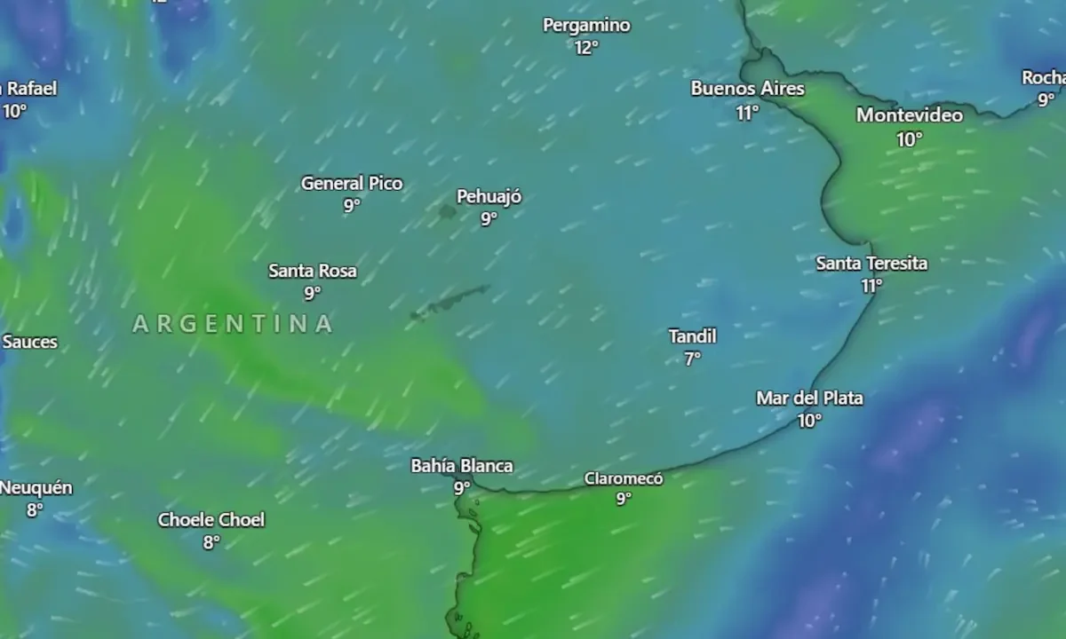 Fin de semana templado en el AMBA: lluvias, viento y una jornada con alerta por tormentas fuertes
