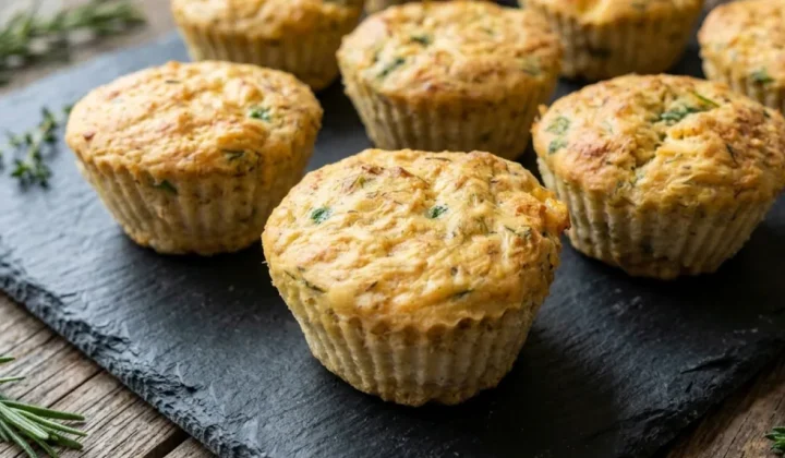 Muffins de pollo sin gluten: la opción práctica para una vianda rápida y saludable