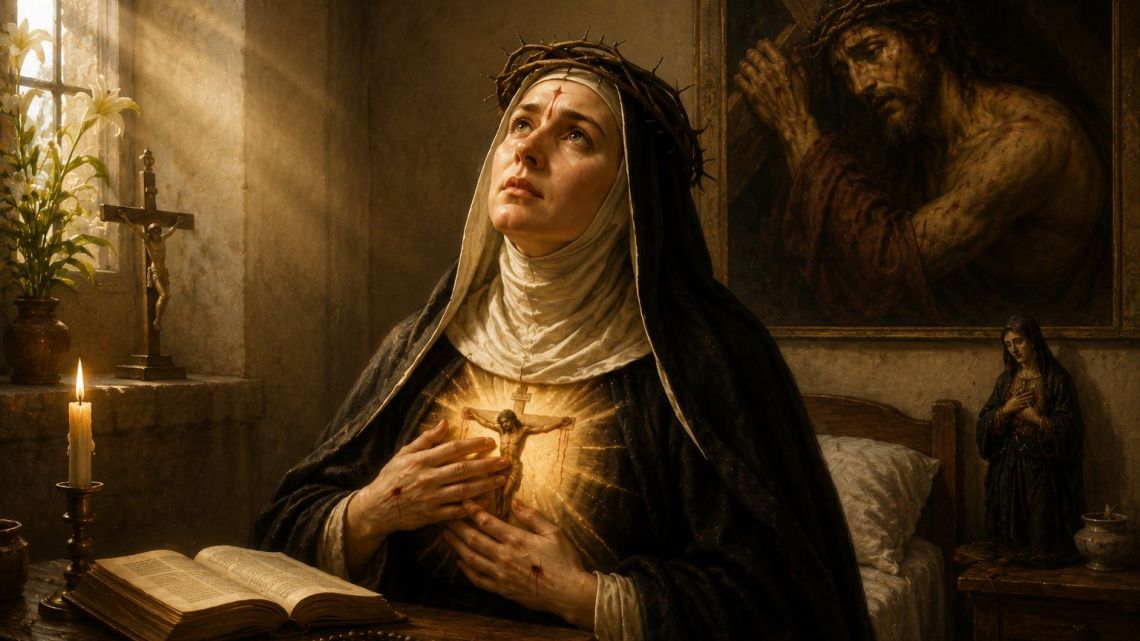 En la rica tapestry de la historia eclesiástica, pocas figuras resplandecen con la intensidad espiritual de Santa Verónica Giuliani. Cada 9