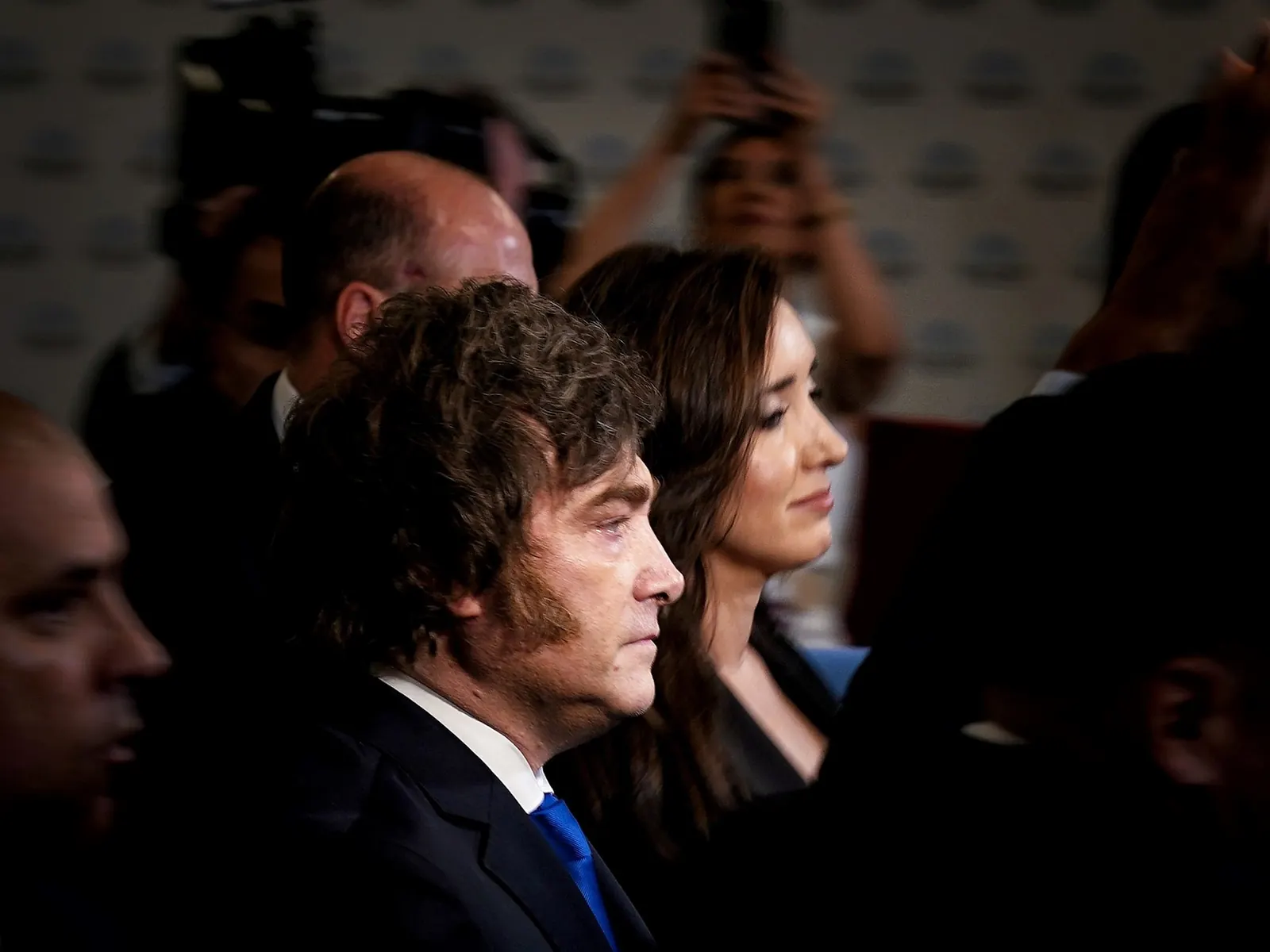 El presidente Javier Milei y la vicepresidenta Victoria Villarruel juntos en Tucumán para los festejos del 9 de Julio.