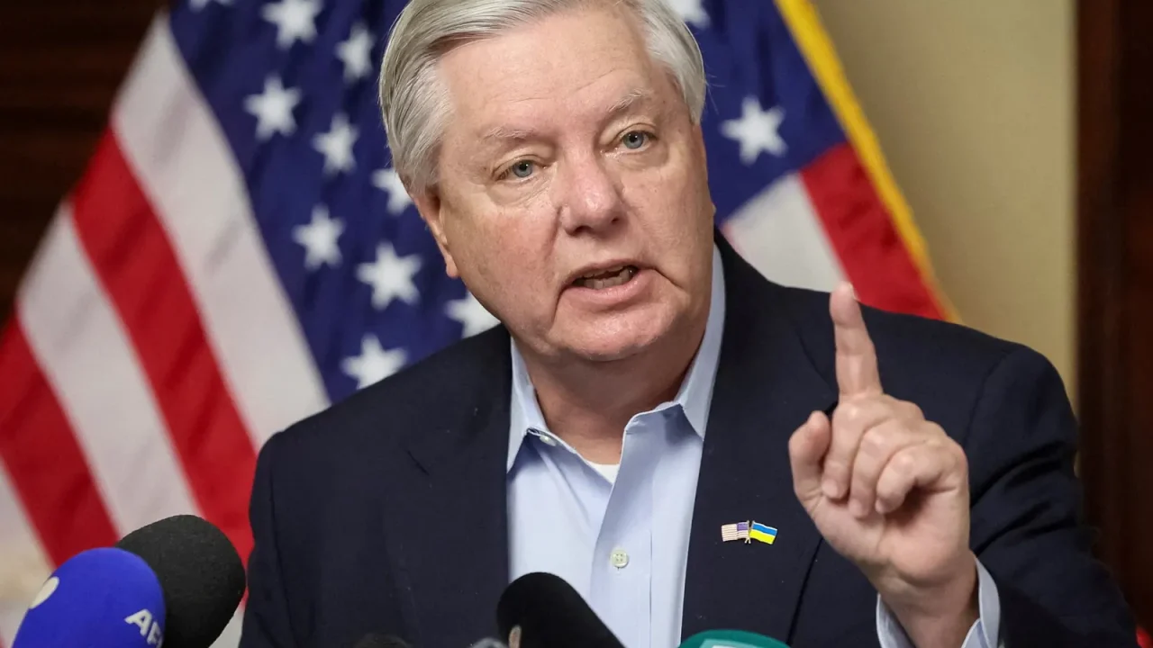 El senador estadounidense Lindsey Graham, una figura prominente del Partido Republicano y uno de los aliados más cercanos del expresidente D