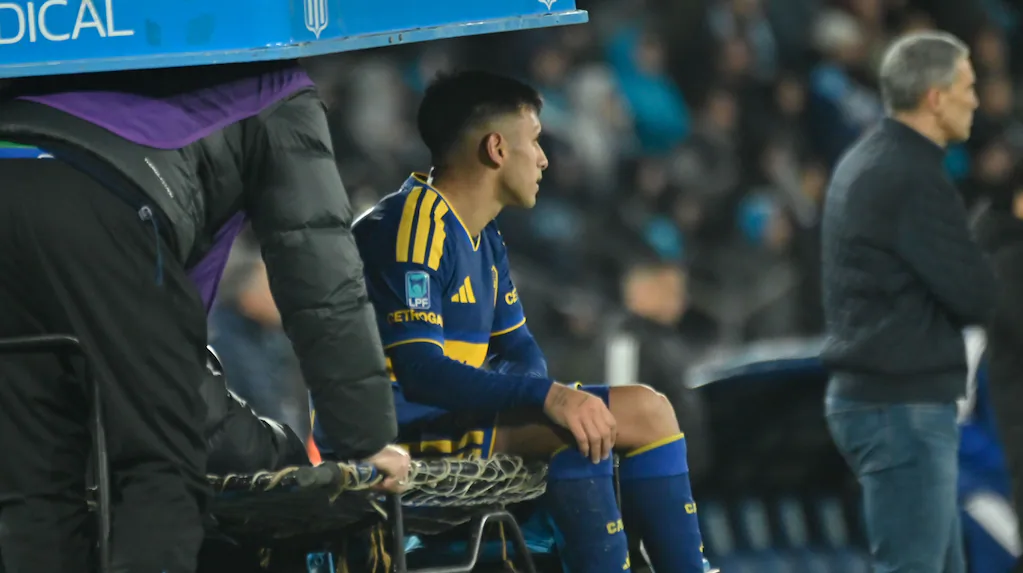 Preocupación en Boca por la lesión de Milton Delgado tras el clásico ante Racing en Avellaneda
